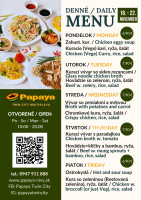 Tde 46 - Papaya Twin City vietnamsk retaurcia - Denn menu